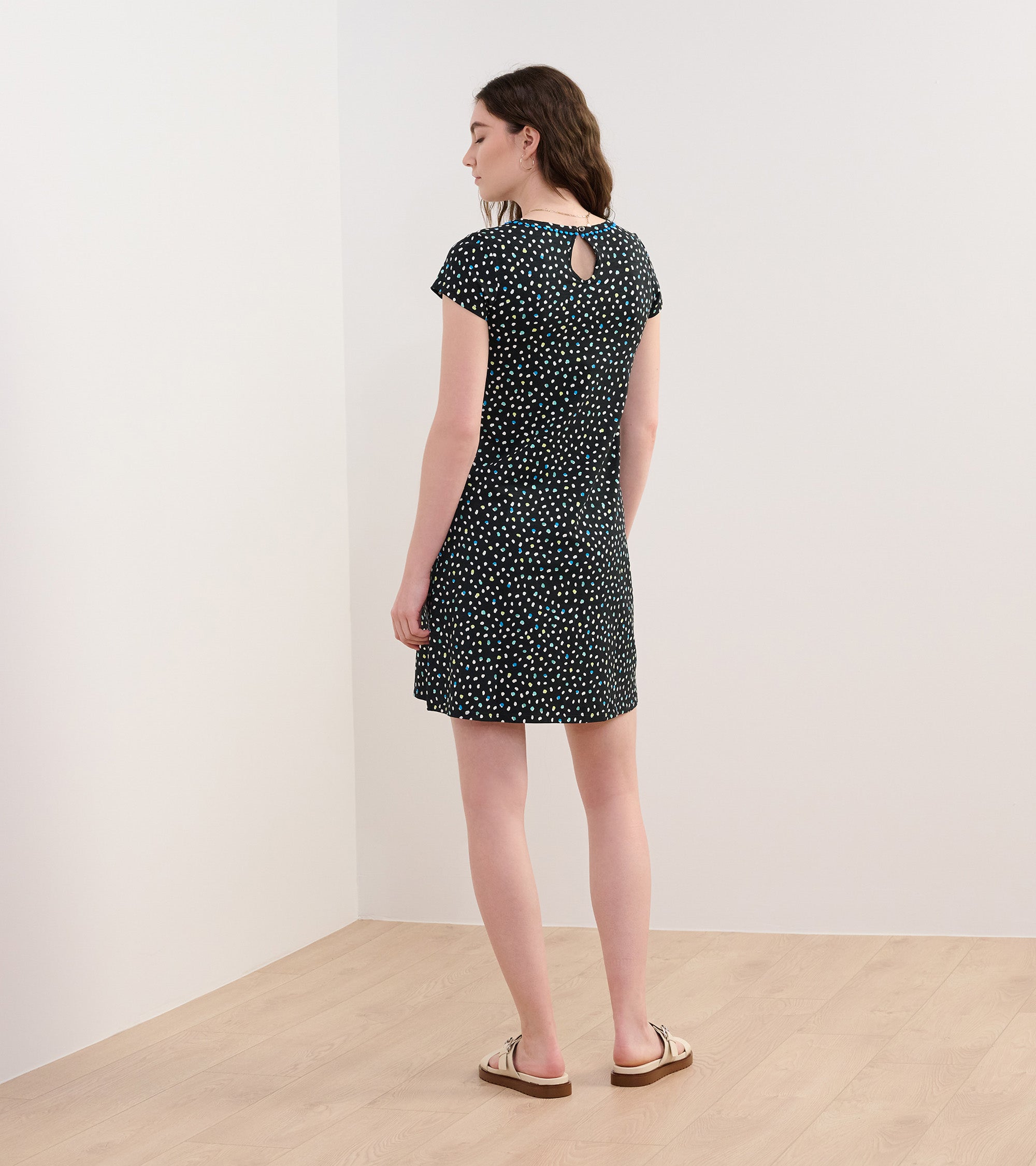 Cici A-Line Dress - Multi Dots | Hatley Discount Women
