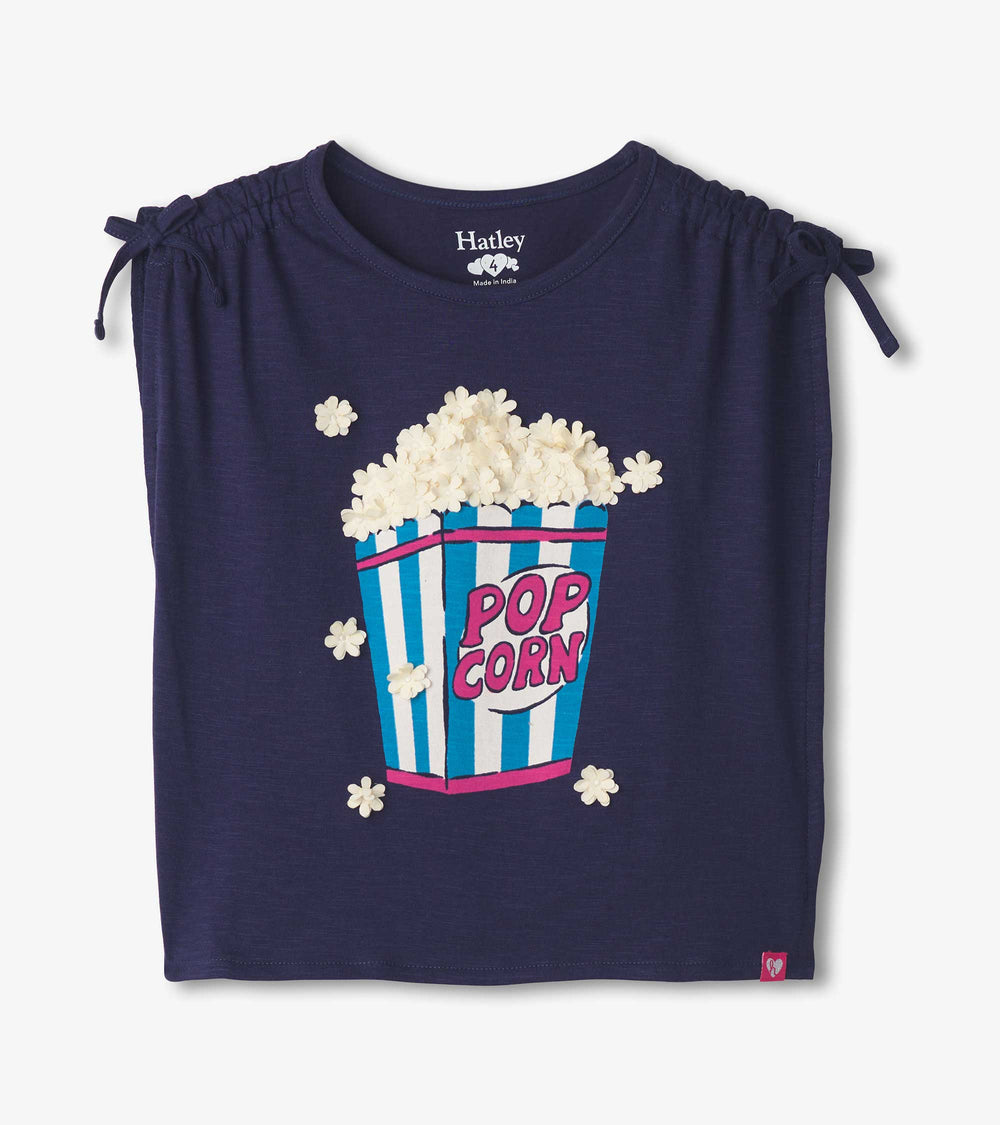 Girls Pop Corn Cinched Cinched Shoulder Top | Hatley Onsale Girls