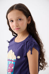 Girls Pop Corn Cinched Cinched Shoulder Top | Hatley Onsale Girls