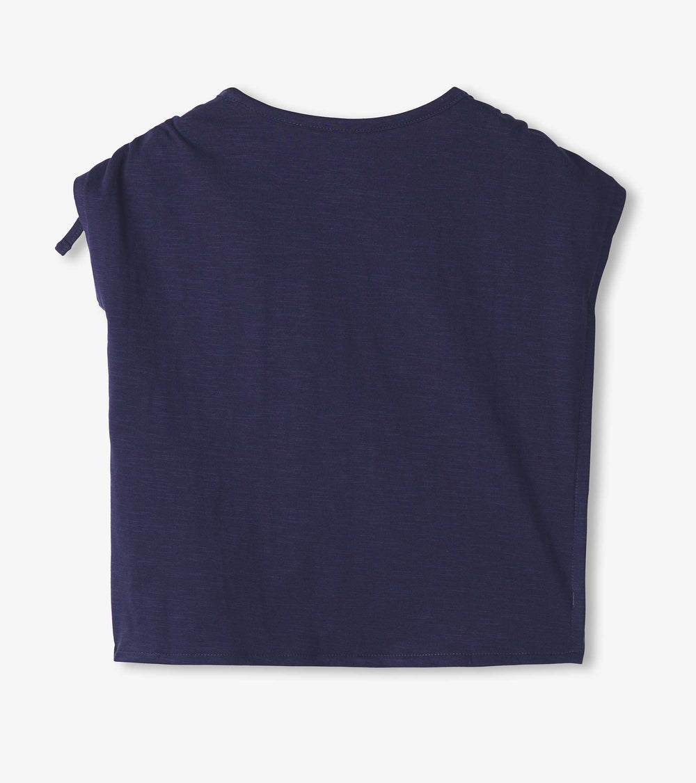 Girls Pop Corn Cinched Cinched Shoulder Top | Hatley Onsale Girls