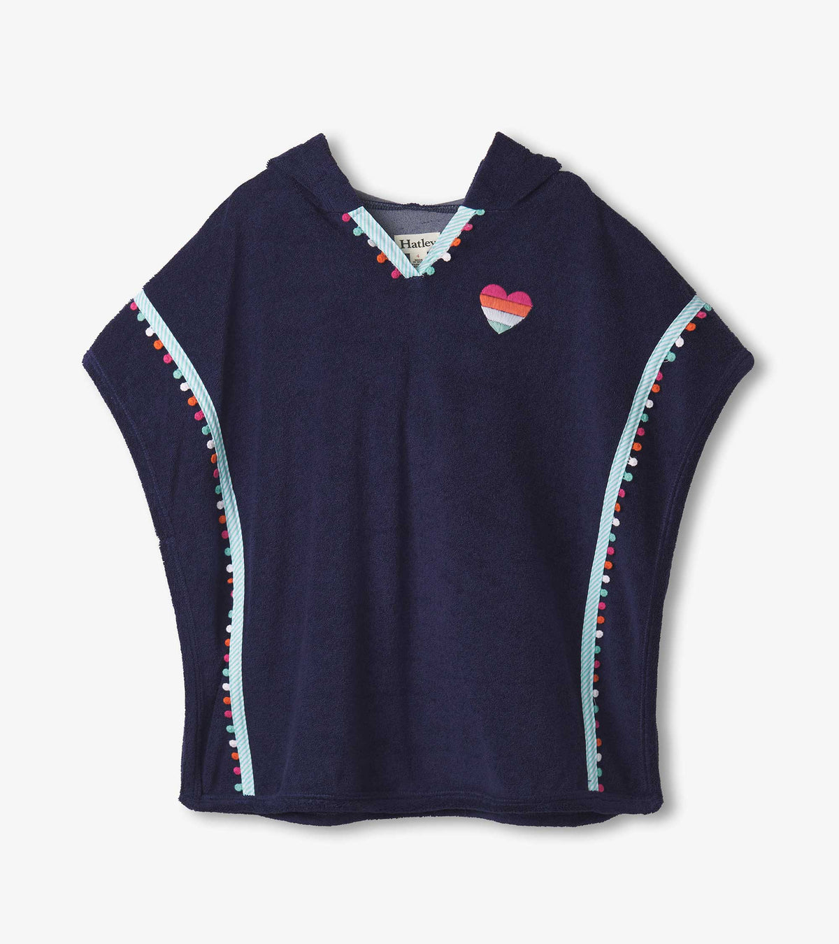 Girls Patriot Blue Hooded Cover-Up | Hatley
