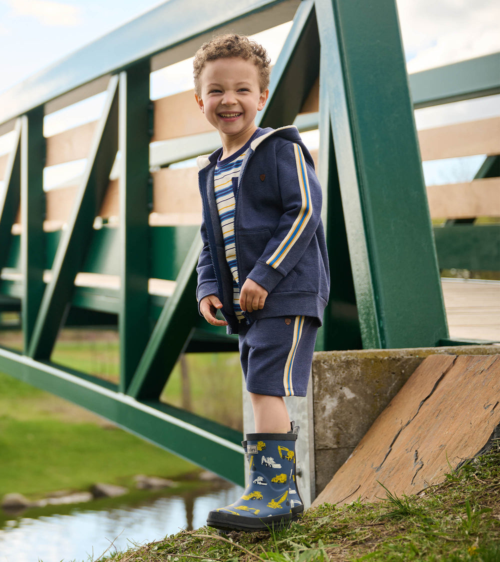 Boys Patriot Blue Pull On Shorts | Hatley Outlet Boys