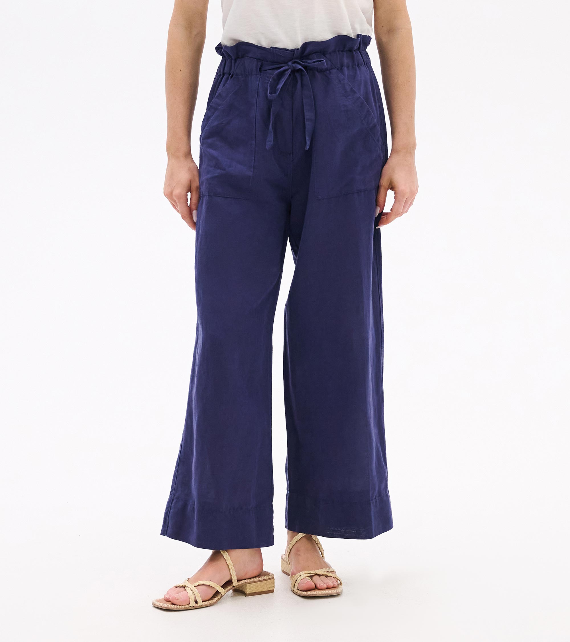 Tie Front Pants - Patriot Blue | Hatley US Women