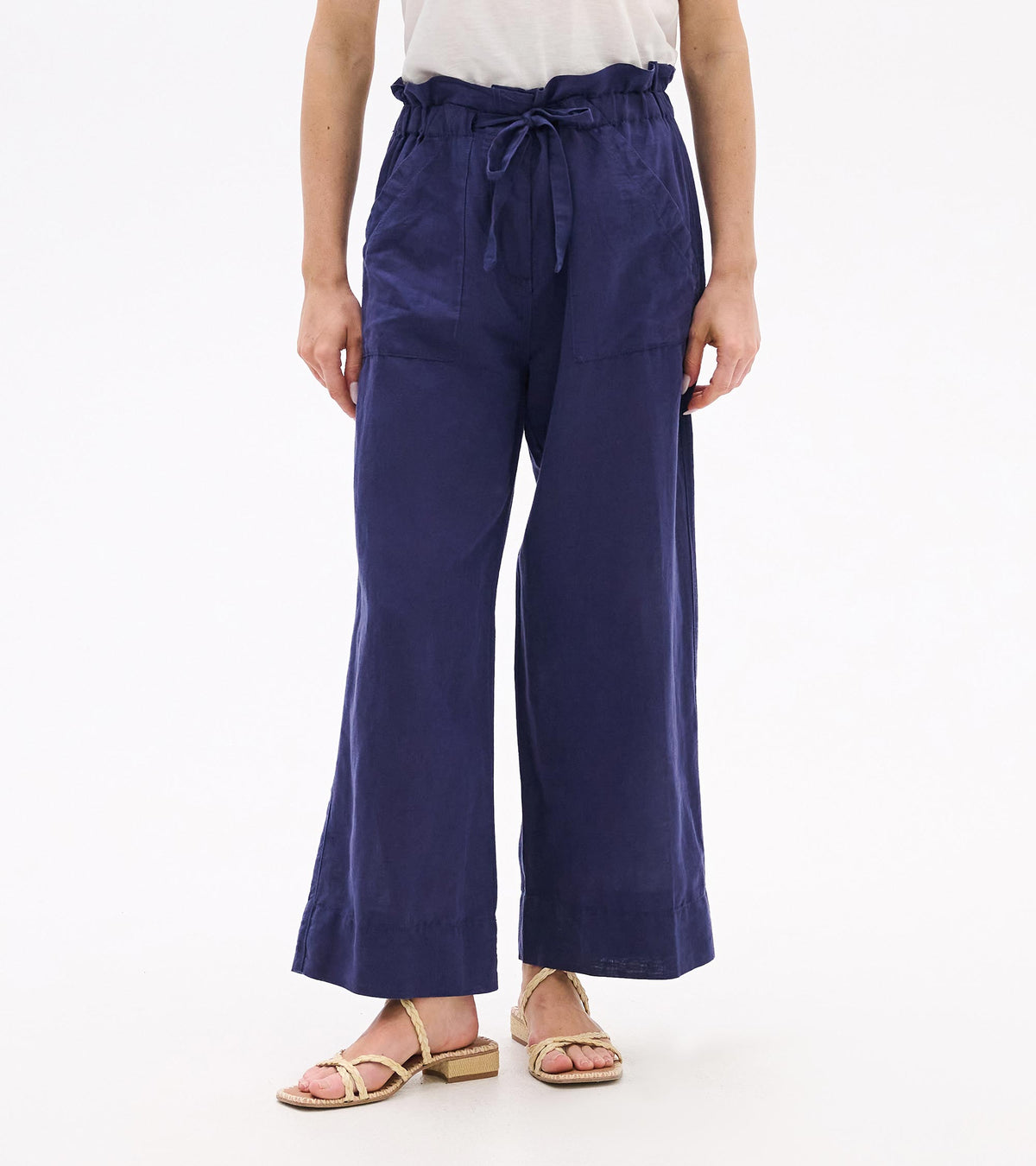 Tie Front Pants - Patriot Blue | Hatley US Women