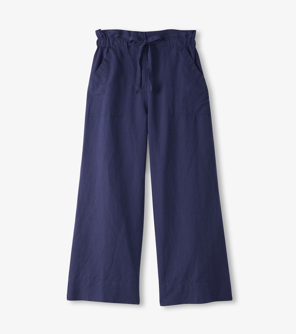 Tie Front Pants - Patriot Blue | Hatley US Women