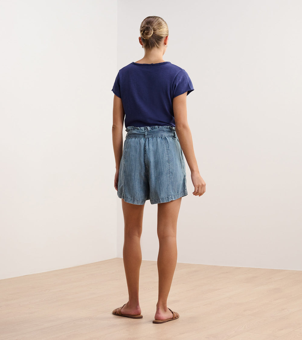 Sadie V-Neck Tee - Patriot Blue | Hatley Outlet Women