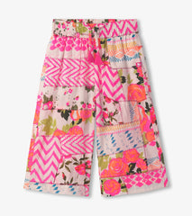 Girls Floral Patchwork Cropped Culottes | Hatley