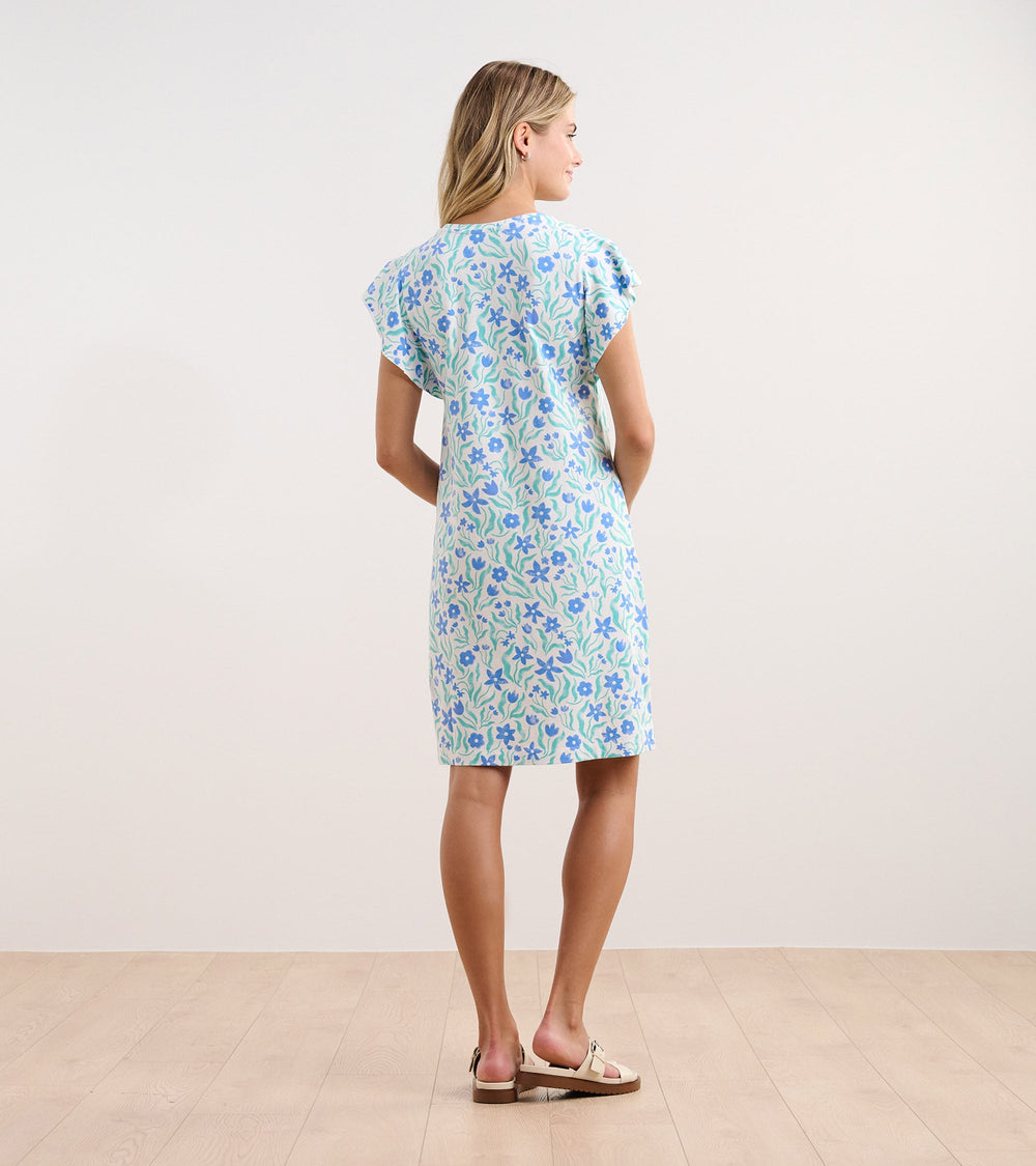 Carlie Dress - Painted Flowers | Hatley Women