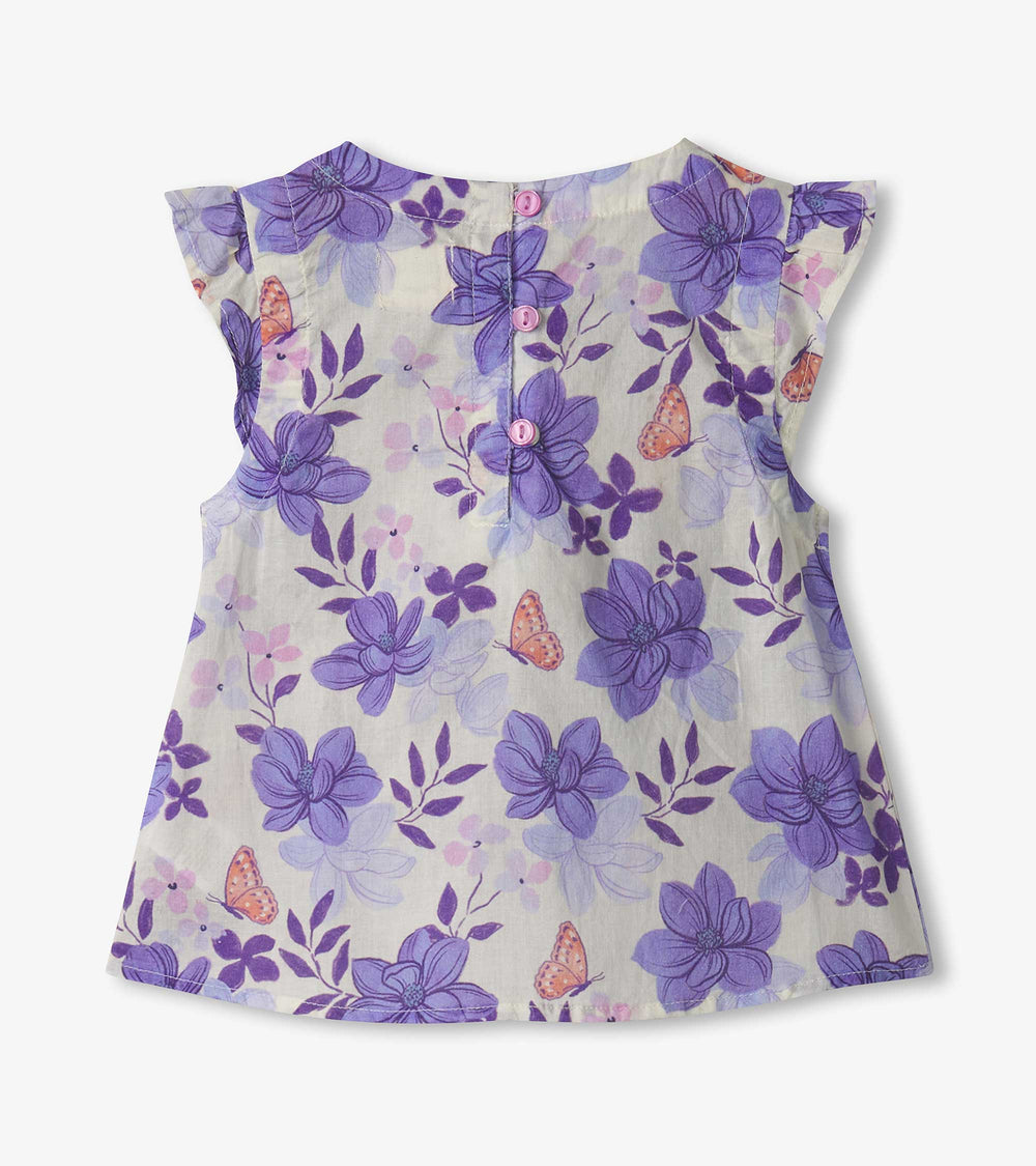 Baby & Toddler Girls Painted Magnolias Pin Tuck Tup & Bloomer Set | Hatley Sale Baby & Toddler