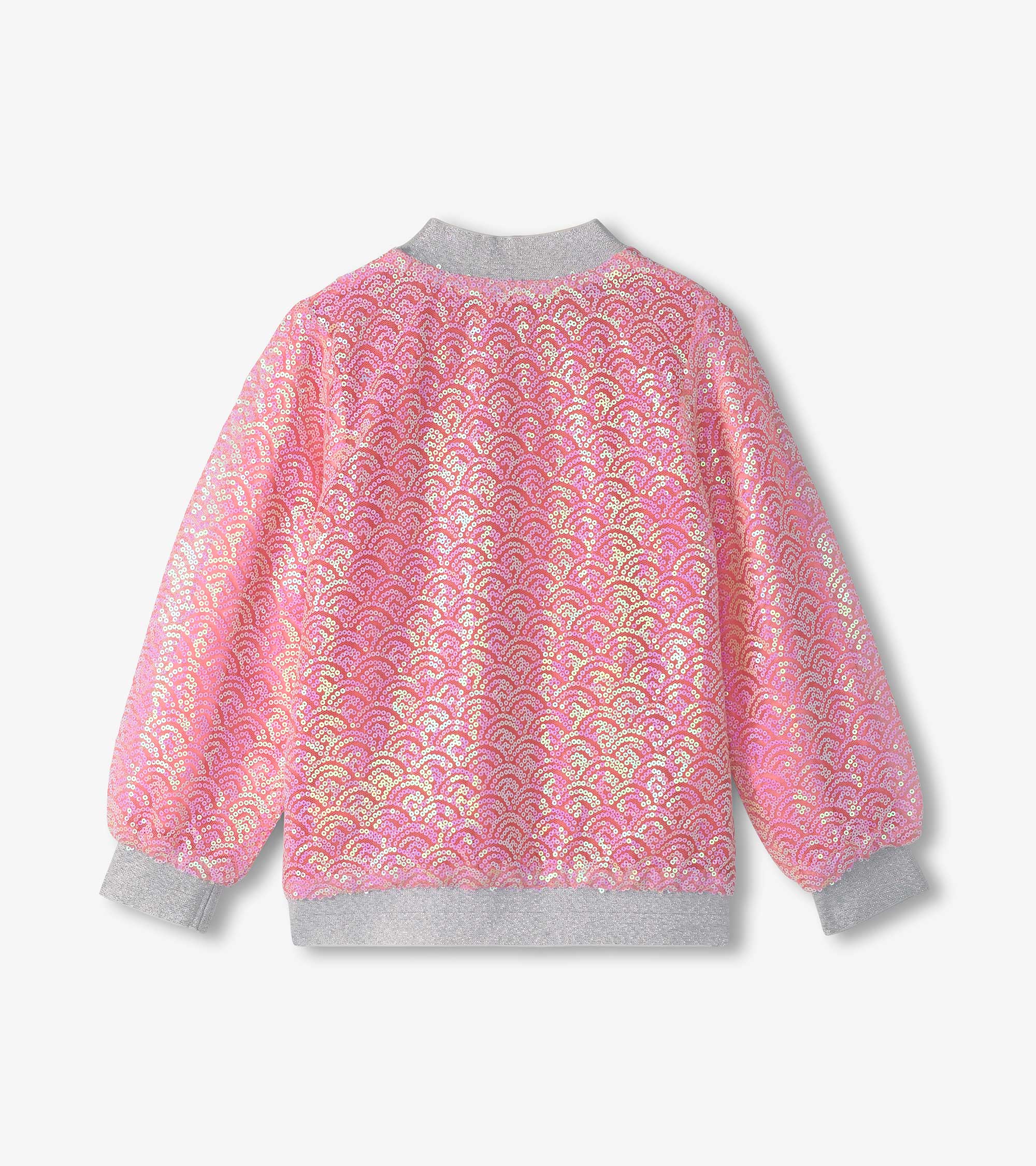Girls Pearl Mermaid Sequined Bomber Jacket | Hatley Onsale Girls