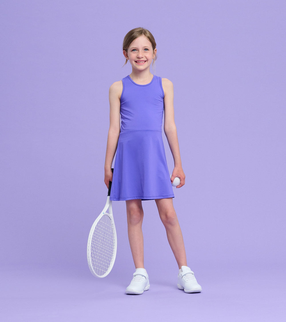 Girls Purple Active A-Line Dress | Hatley