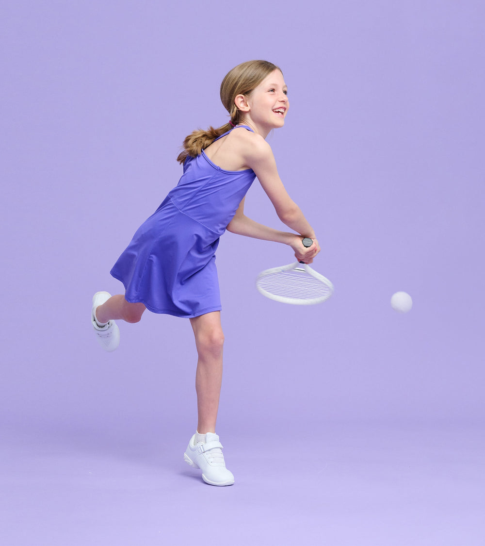 Girls Purple Active A-Line Dress | Hatley