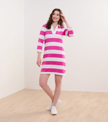Taylor Dress - Preppy Pink Stripes | Hatley Women