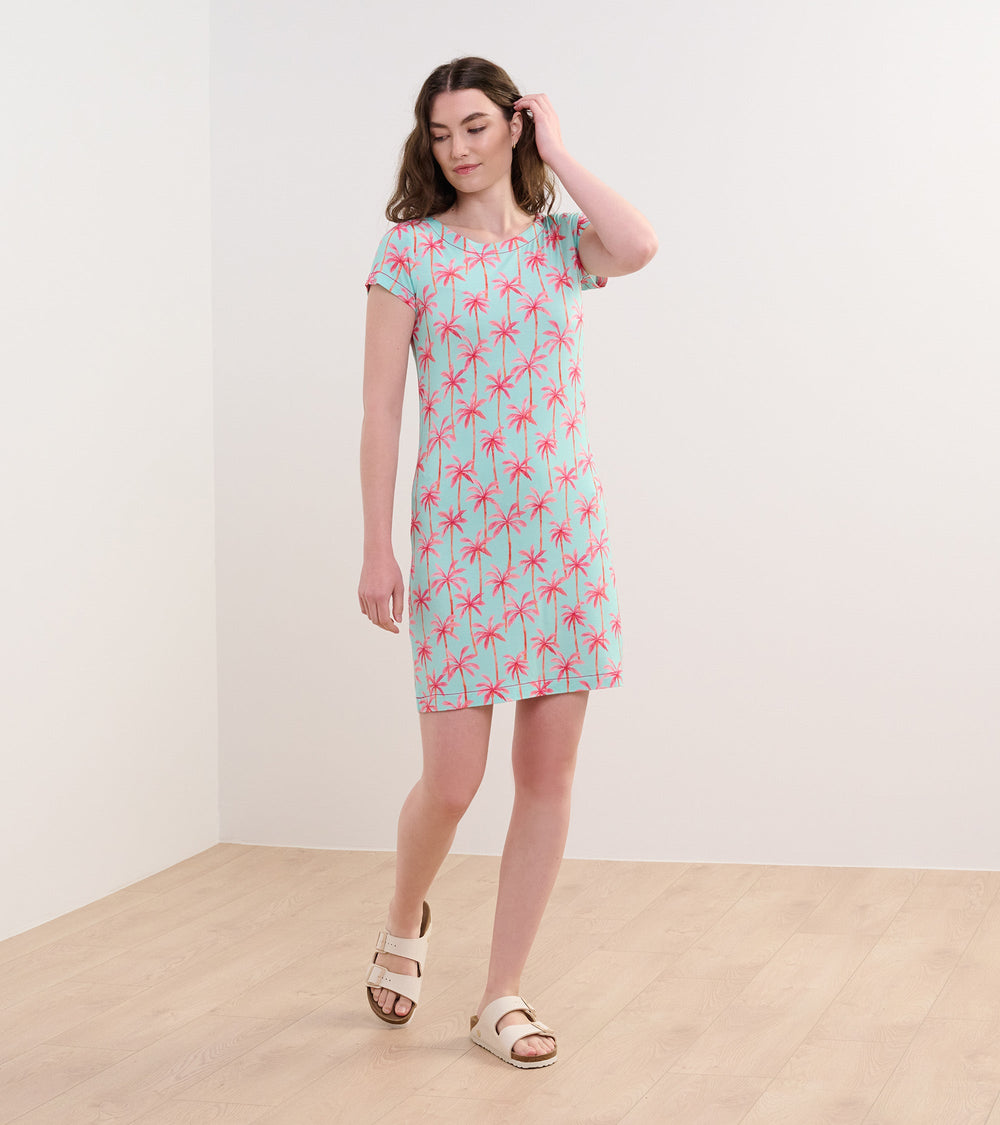 Nellie Dress - Painted Palms | Hatley For Women