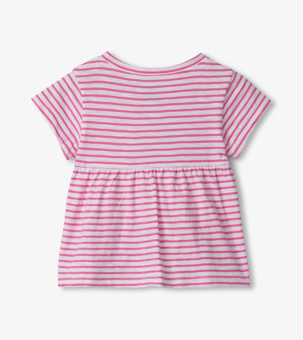 Baby & Toddler Girls Cherry Stripes Graphic Tee | Hatley