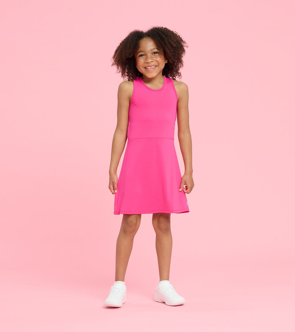 Girls Pink Active A-Line Dress | Hatley US Girls