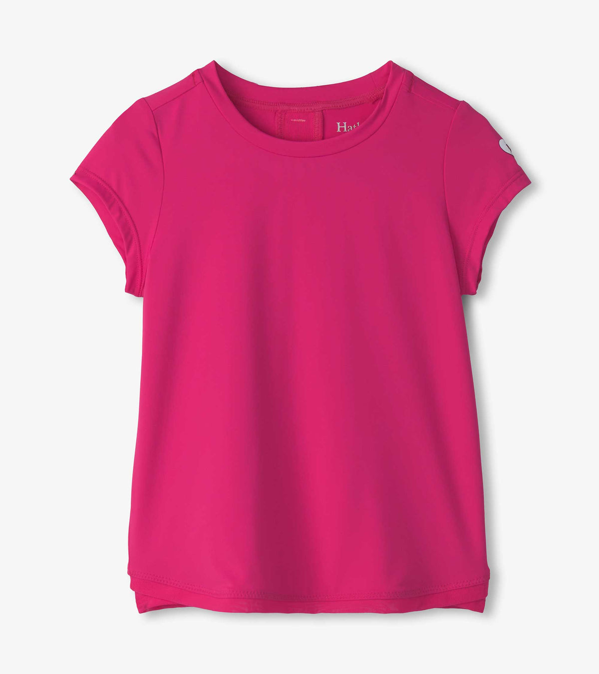 Girls Pink Mesh Trim T-Shirt | Hatley Discount Girls