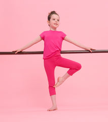 Girls Pink Mesh Trim T-Shirt | Hatley Discount Girls