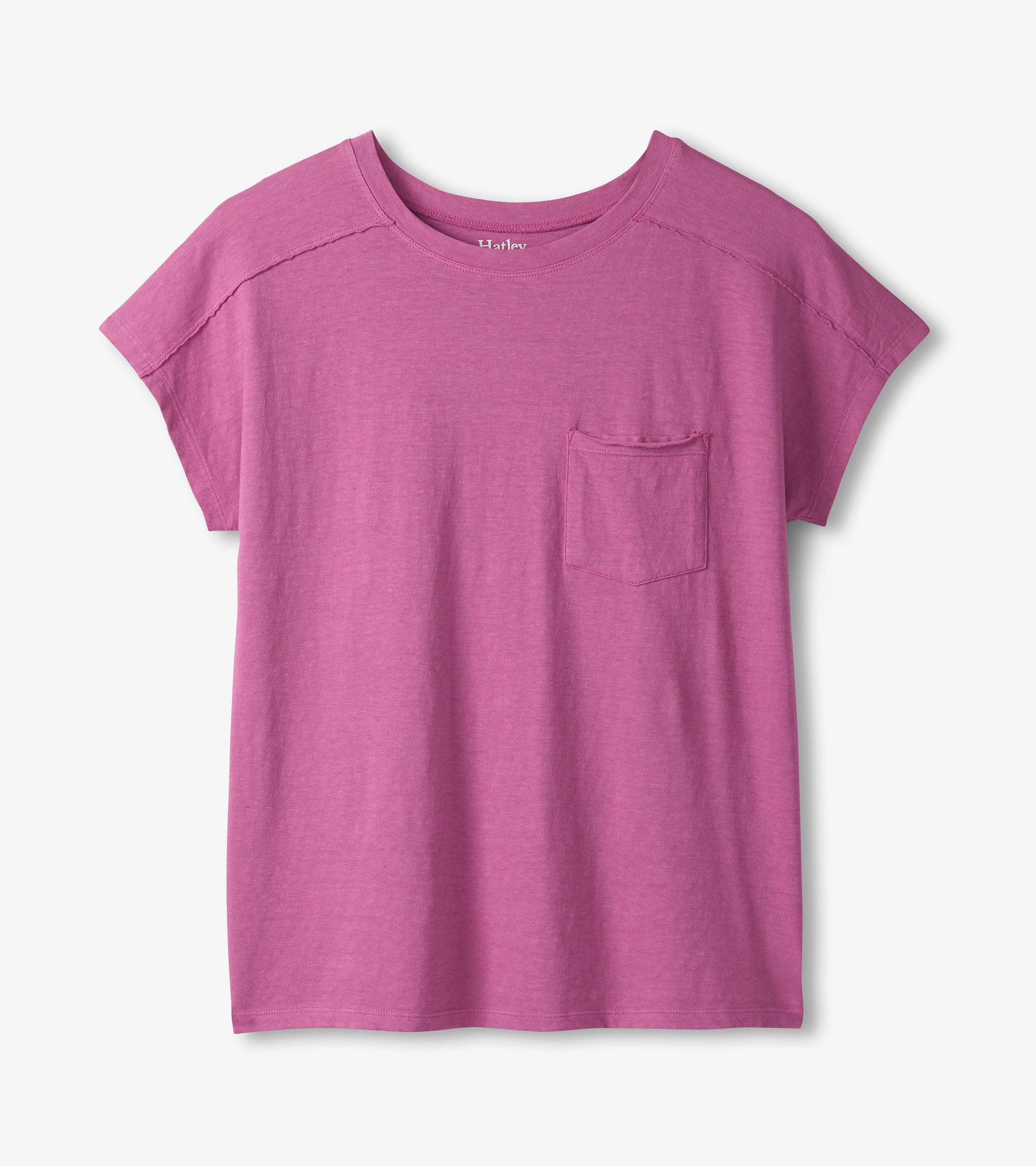 Slouchy Pocket Tee - Orchid | Hatley Outlet Women