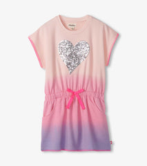 Girls Sequin Heart Pull-On Dress | Hatley