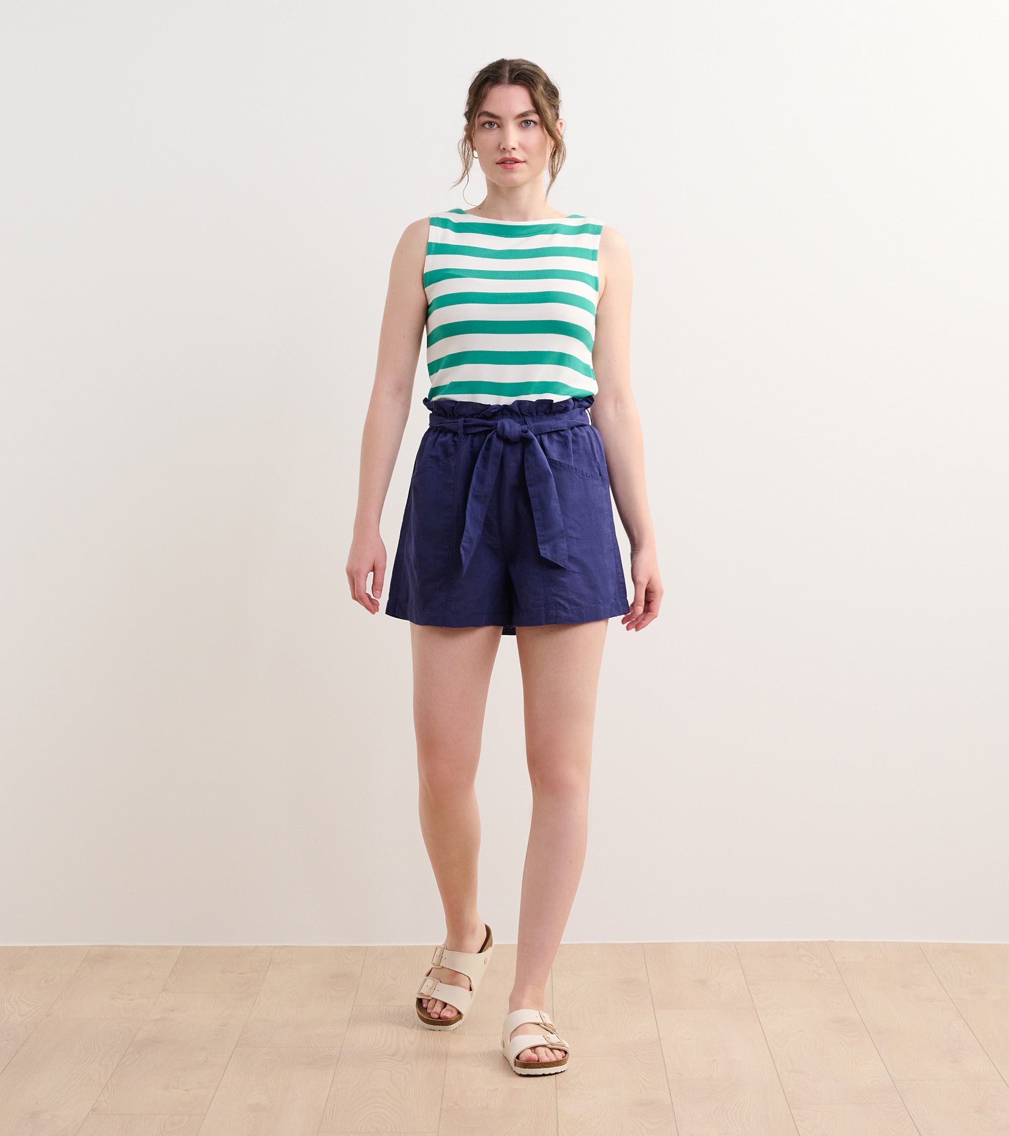 Everyday Tank - Sea Green Stripes | Hatley US Women
