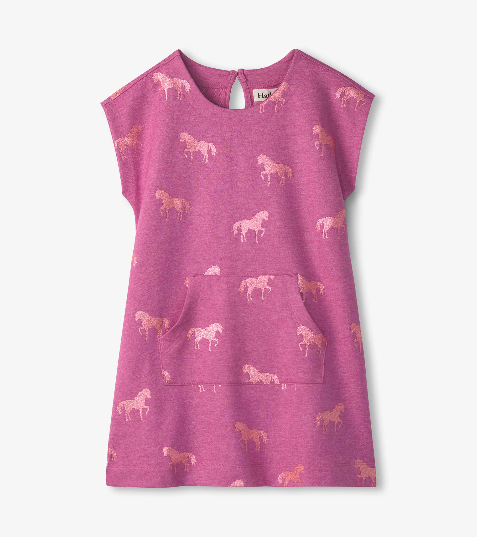 Girls Shimmer Horses Slouchy Dress | Hatley For Girls