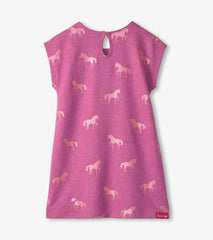 Girls Shimmer Horses Slouchy Dress | Hatley For Girls