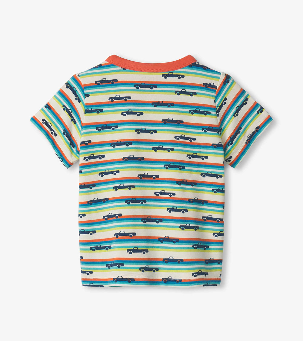 Baby & Toddler Boys Pick Up Truck Bamboo Henley | Hatley Baby & Toddler