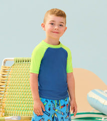 Boys Star Sapphire Short Sleeve Rashguard | Hatley US Boys
