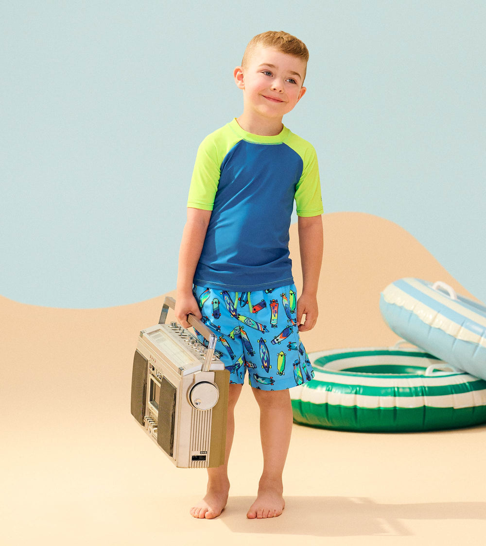 Boys Star Sapphire Short Sleeve Rashguard | Hatley US Boys