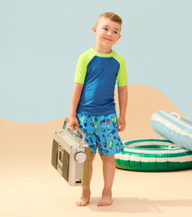 Boys Star Sapphire Short Sleeve Rashguard | Hatley US Boys