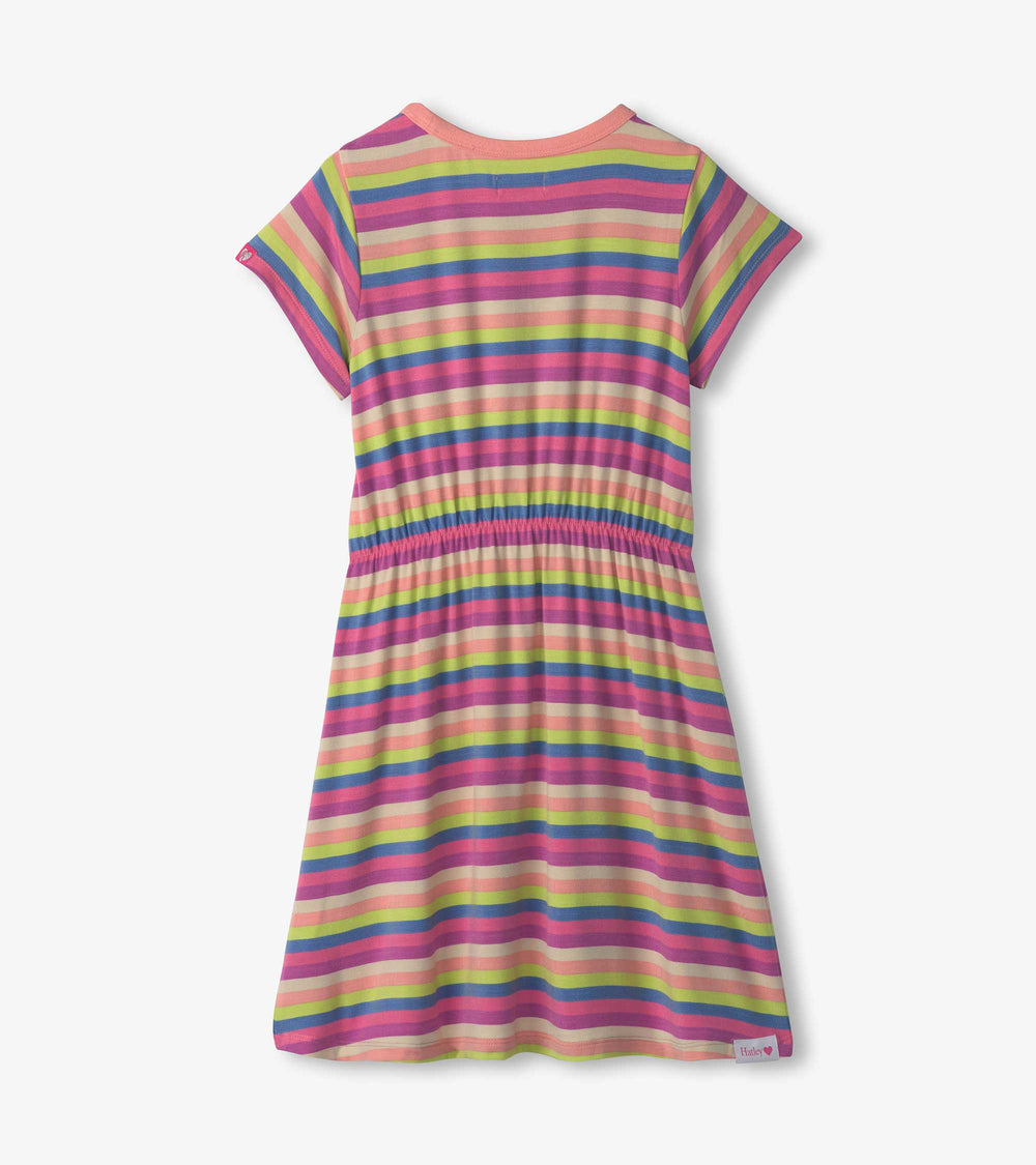 Girls Soft Stripes High-Low Dress | Hatley US Girls