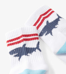 Boys Shark Silhouette Crew Socks | Hatley US Boys