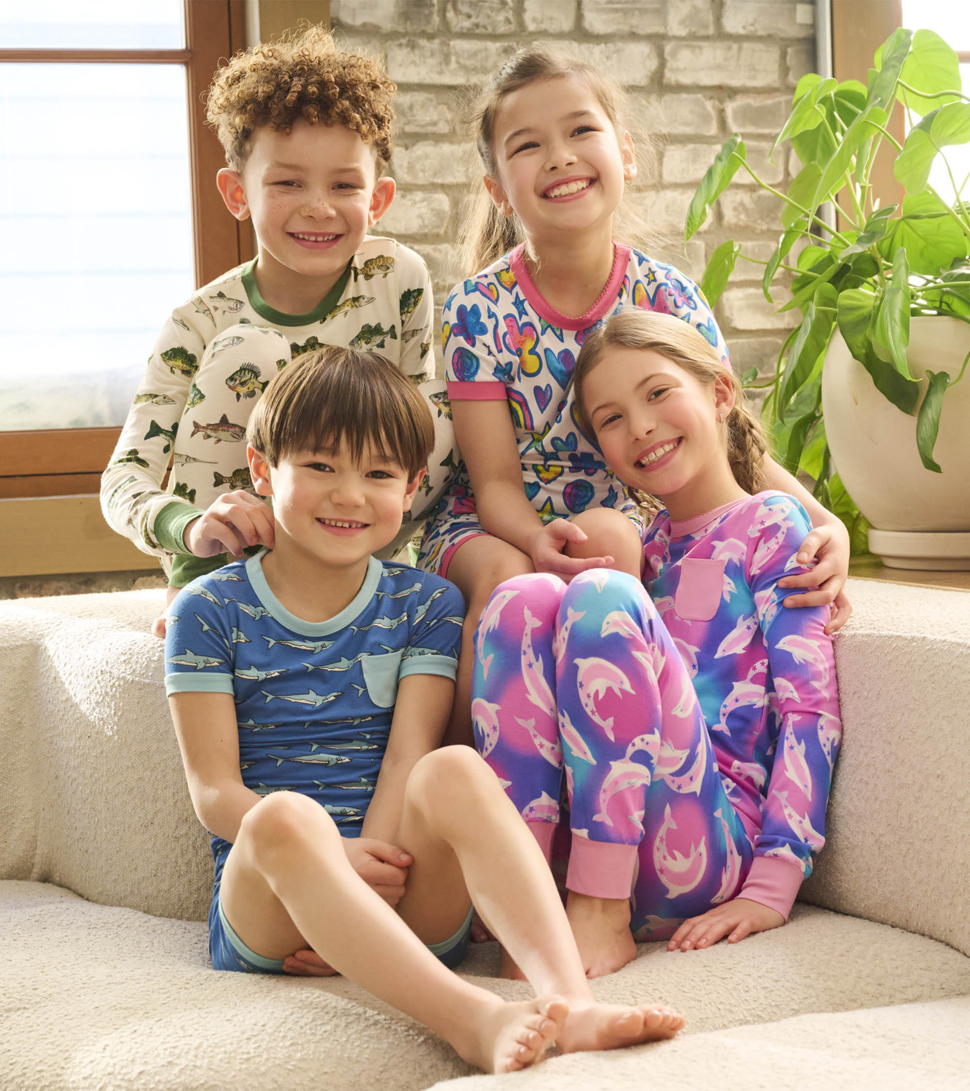 Boys Shark Tank Bamboo Short Pajama Set | Hatley