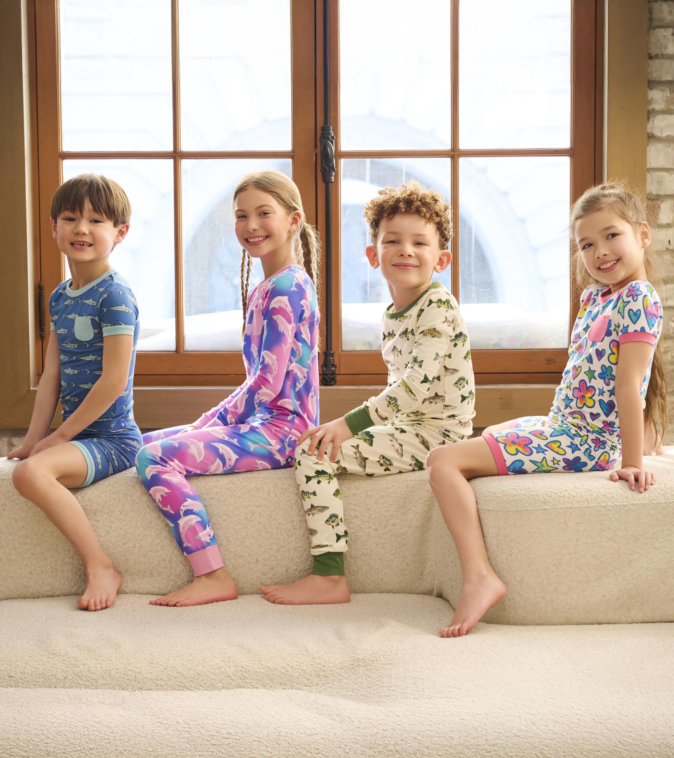 Boys Shark Tank Bamboo Short Pajama Set | Hatley