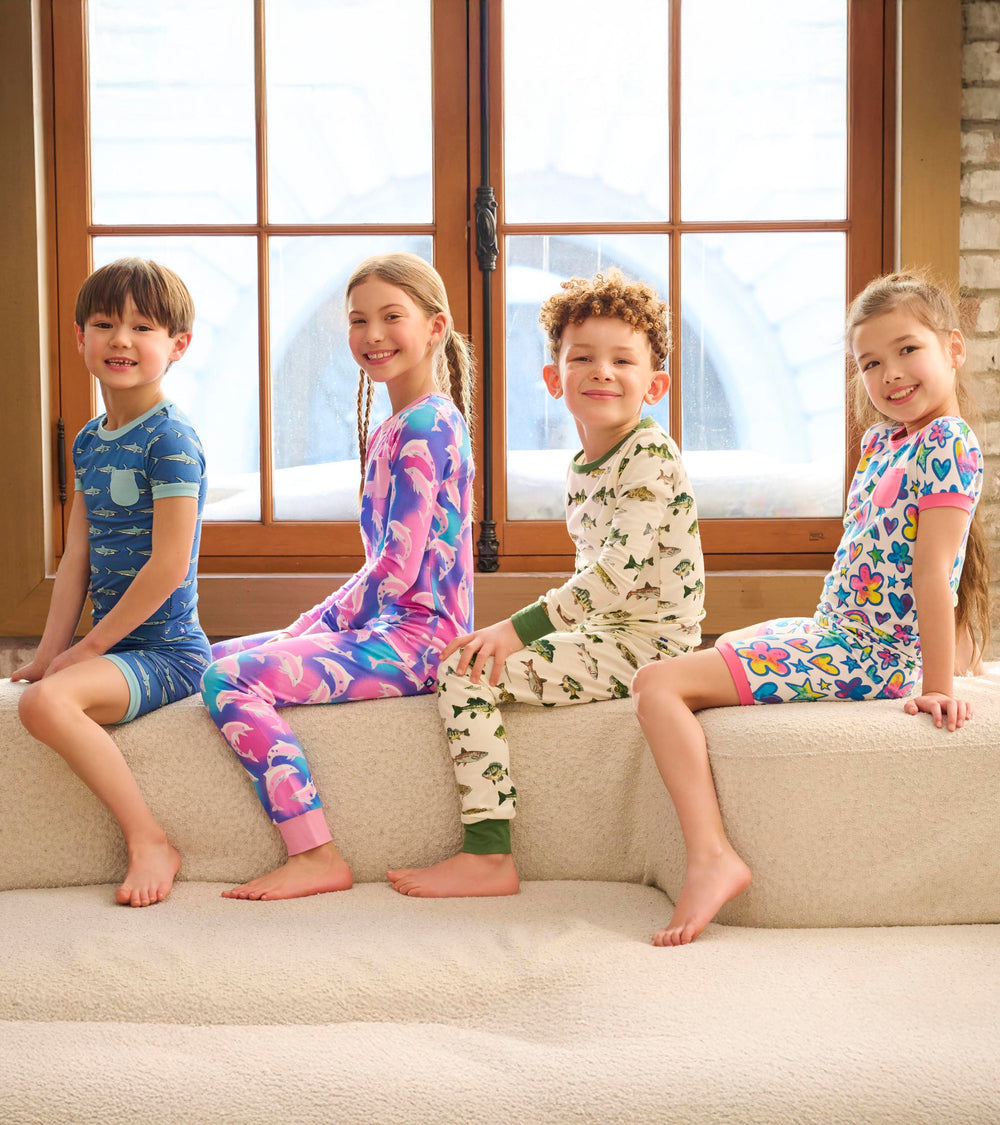 Boys Shark Tank Bamboo Short Pajama Set | Hatley