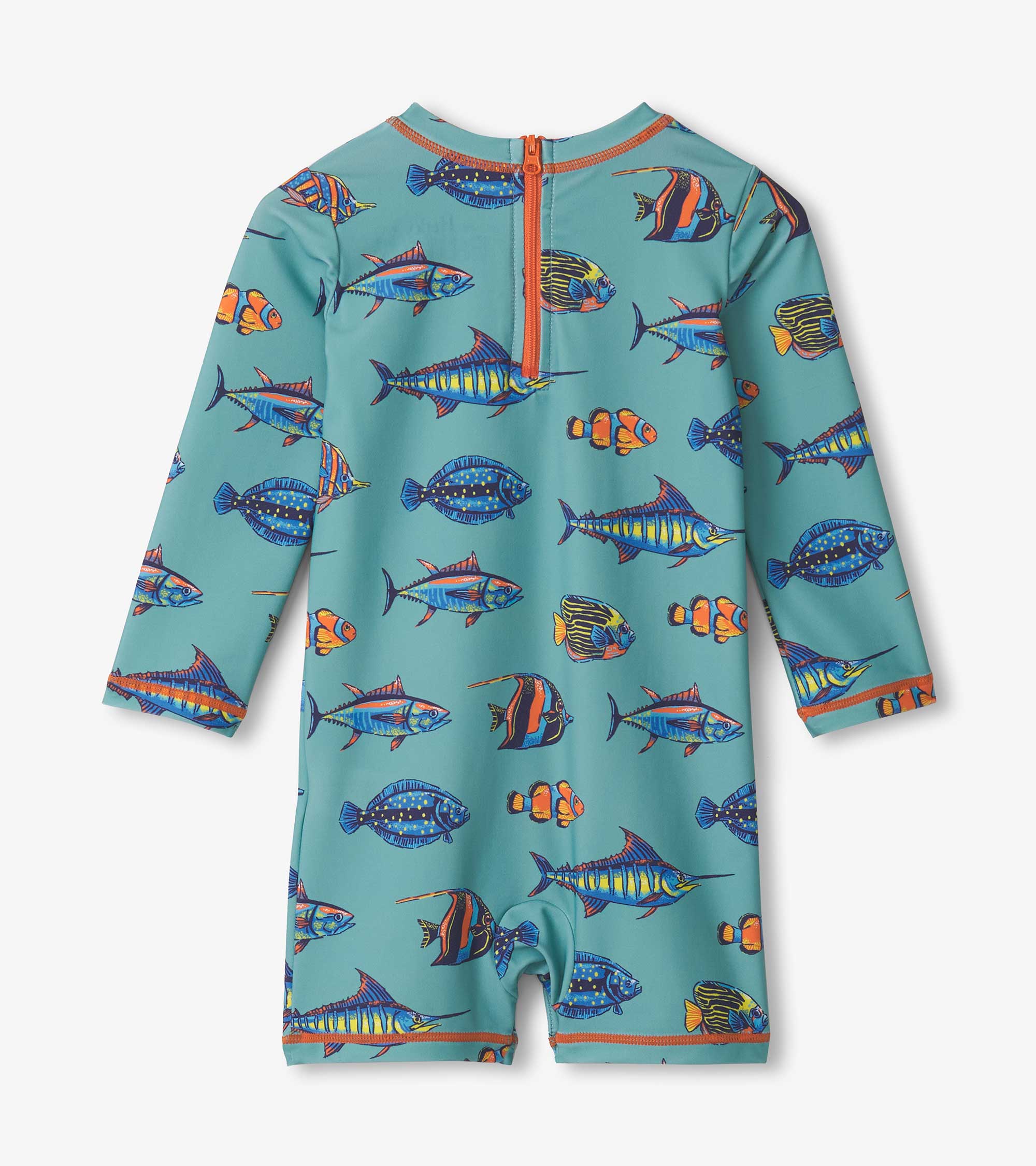 Baby Boys Tropical Fish One-Piece Rashguard | Hatley Onsale Baby & Toddler