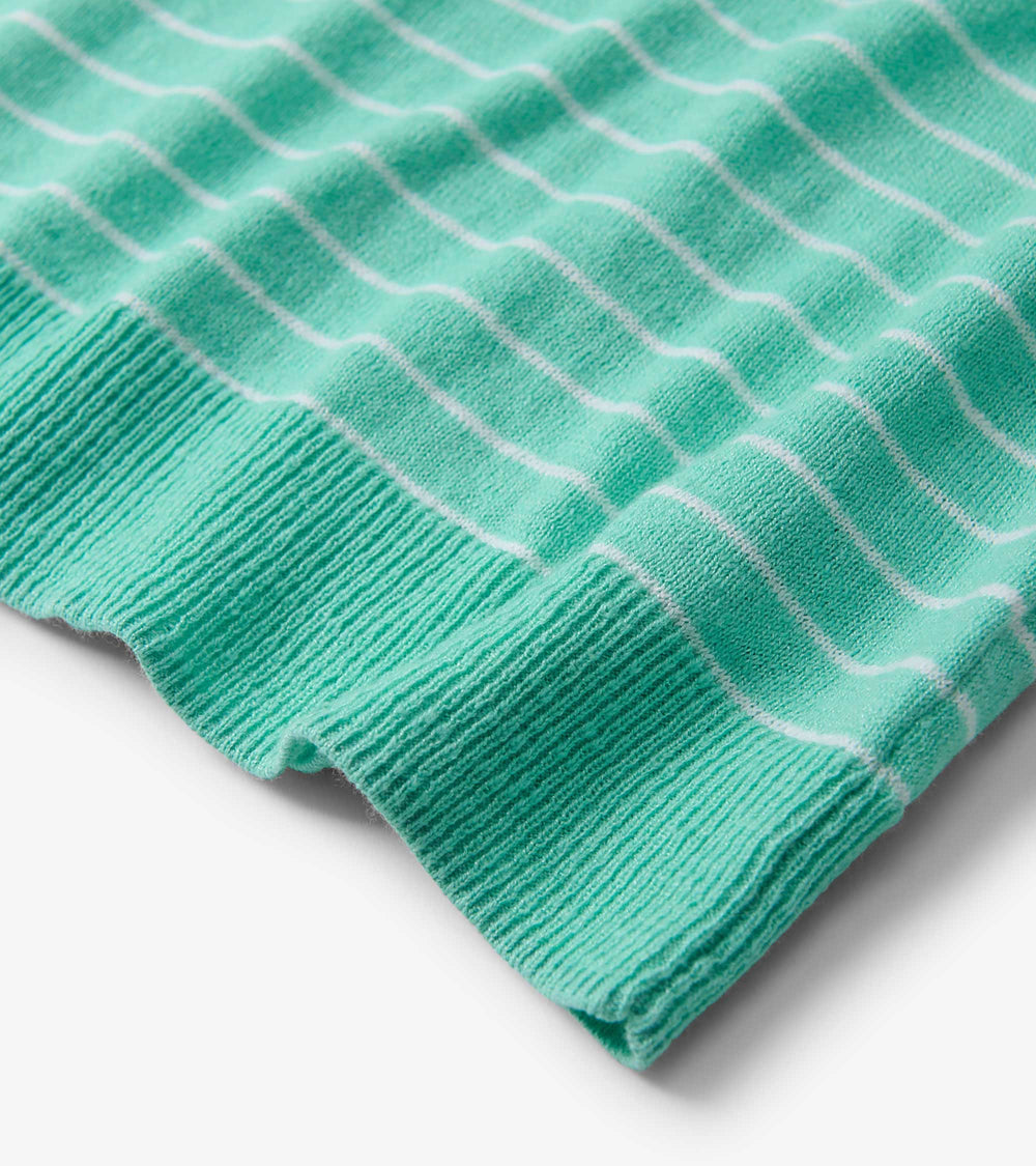Simone Knit Tee - Teal Stripes | Hatley Onsale Women