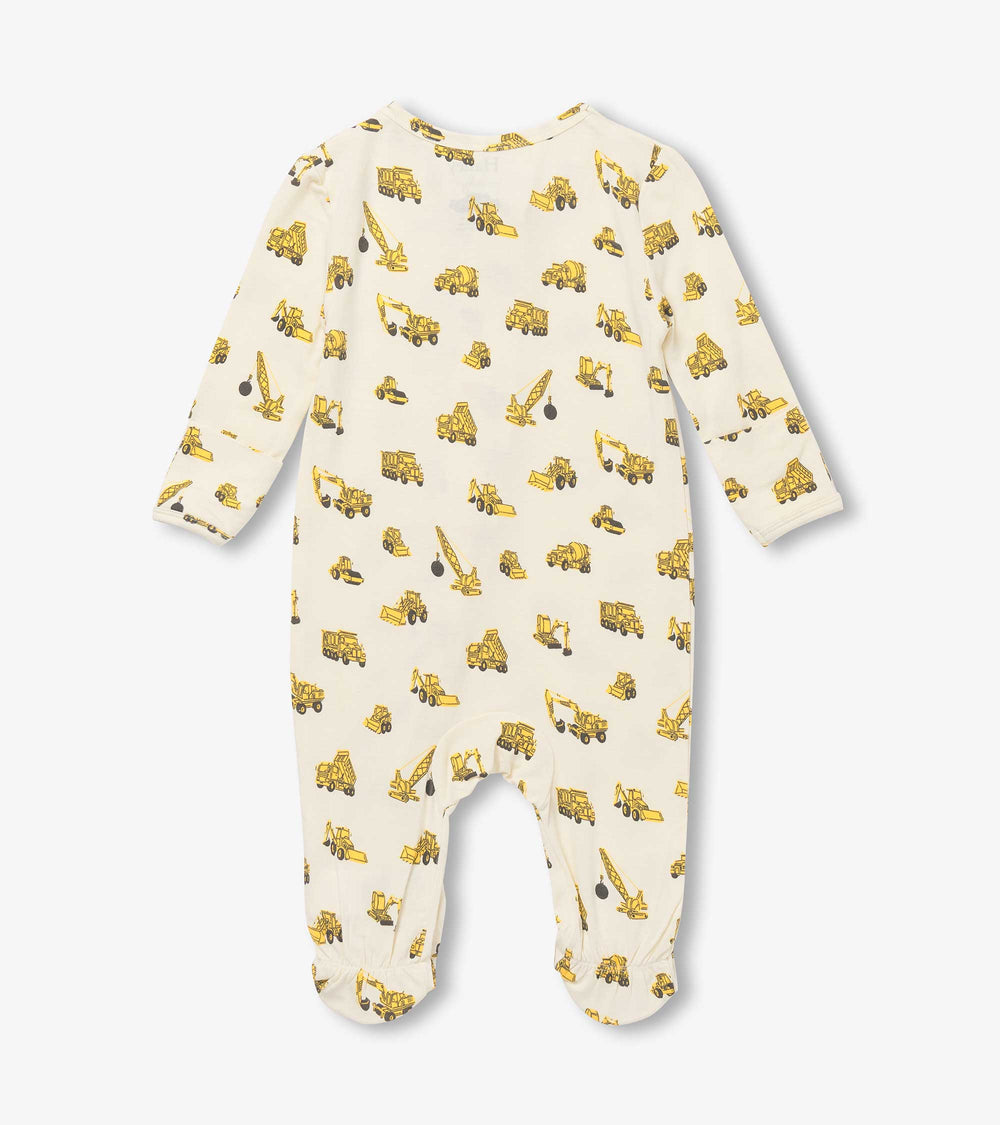 Baby Boys Under Construction Footed Sleeper | Hatley Discount Baby & Toddler