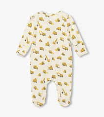 Baby Boys Under Construction Footed Sleeper | Hatley Discount Baby & Toddler