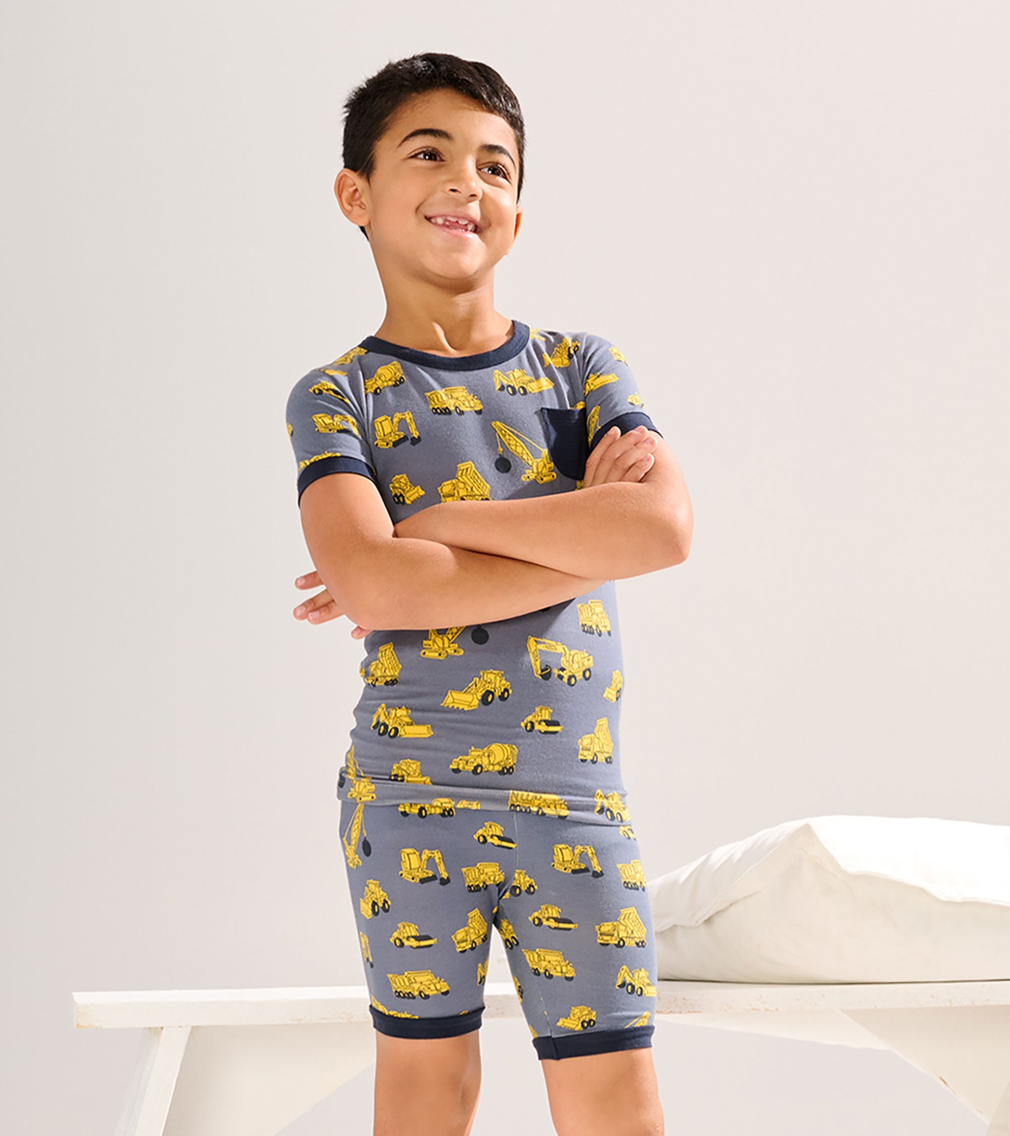 Boys Under Construction Short Pajama Set | Hatley US Boys