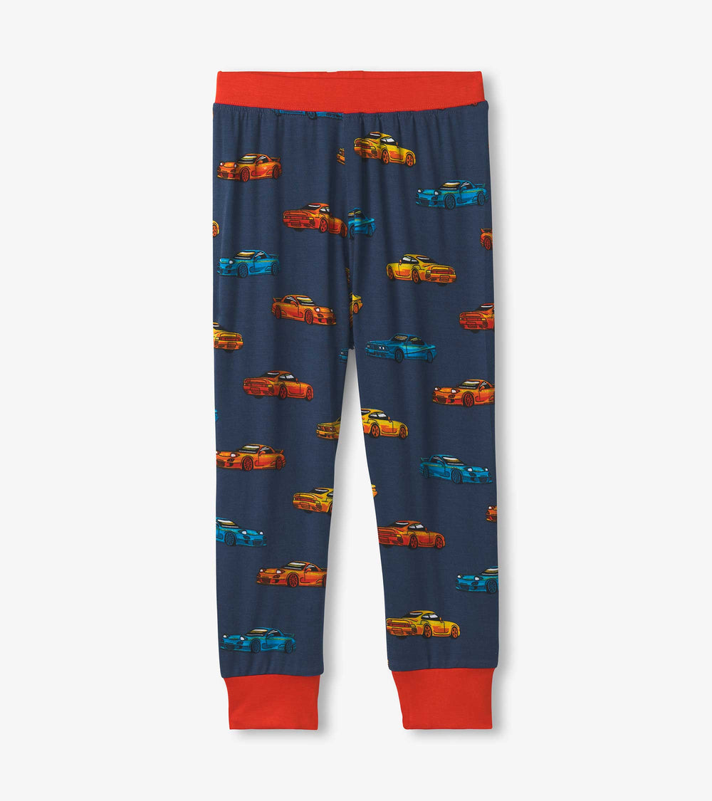 Boys Sport Cars Bamboo Pajama Set | Hatley For Boys