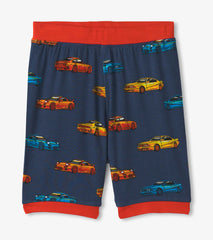 Boys Sport Cars Bamboo Short Pajama Set | Hatley Discount Boys