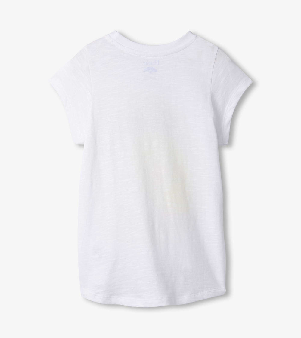 Girls Happy Lemon Tie Front T-Shirt | Hatley US Girls