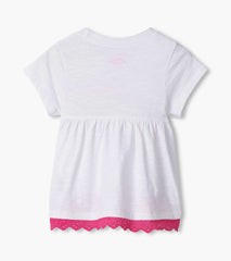 Baby & Toddler Girls Rainbow Eyelet Eyelet Trim T-Shirt | Hatley For Baby & Toddler