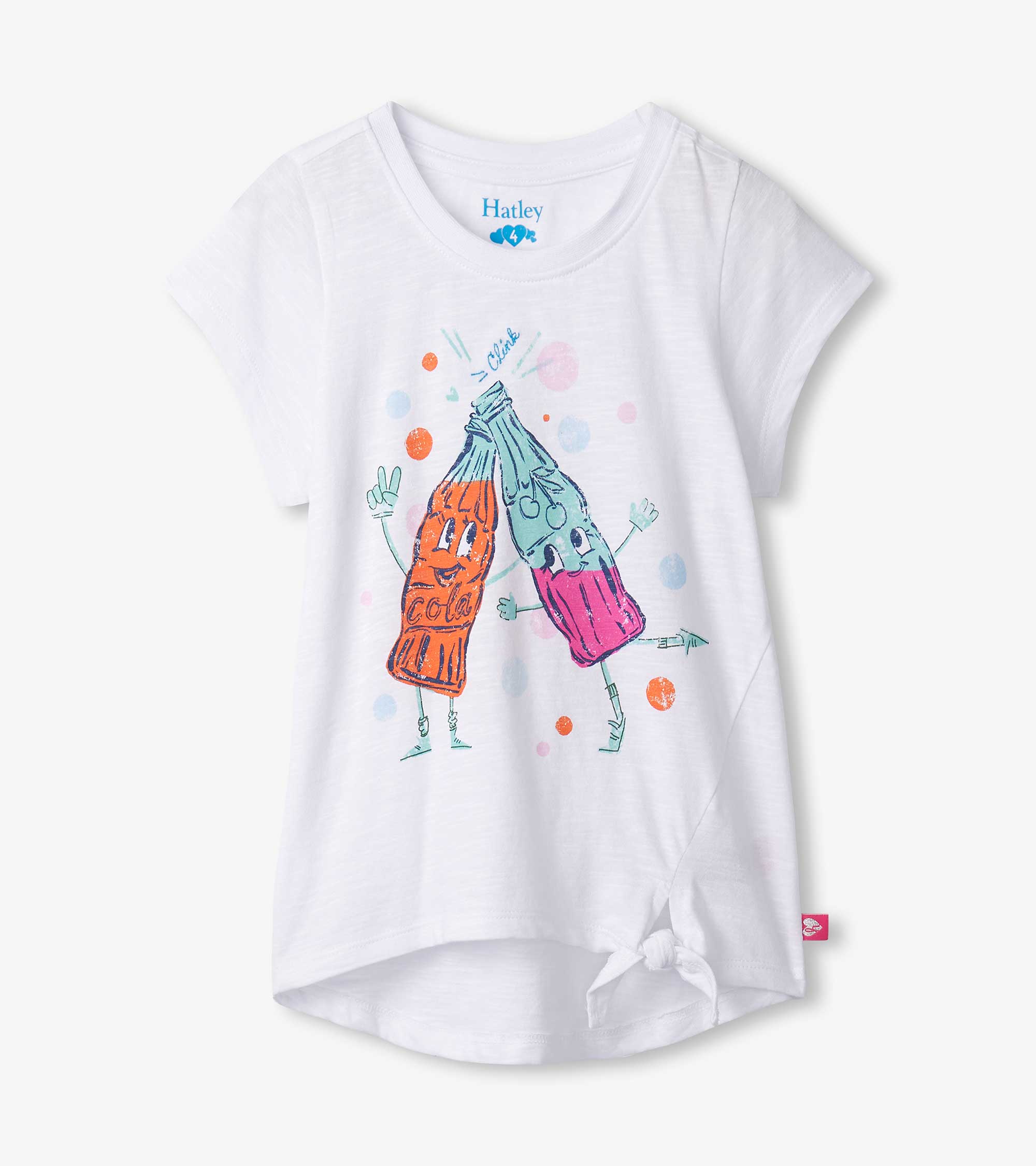 Girls Soda Pop Tie Front T-Shirt | Hatley Sale Girls