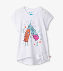 Girls Soda Pop Tie Front T-Shirt | Hatley Sale Girls