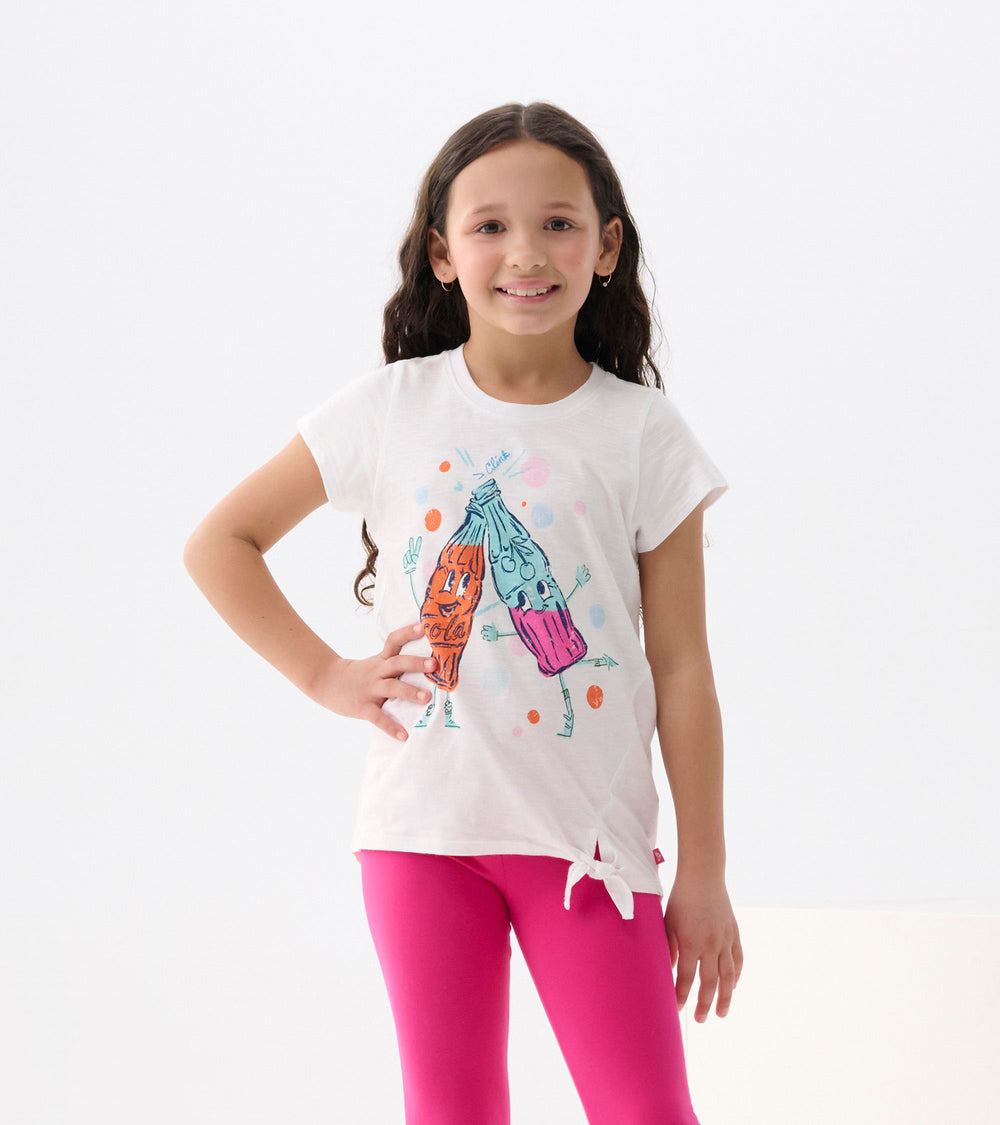 Girls Soda Pop Tie Front T-Shirt | Hatley Sale Girls