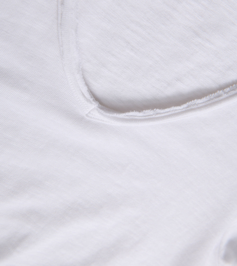 Sadie V-Neck Tee - White | Hatley Discount Women