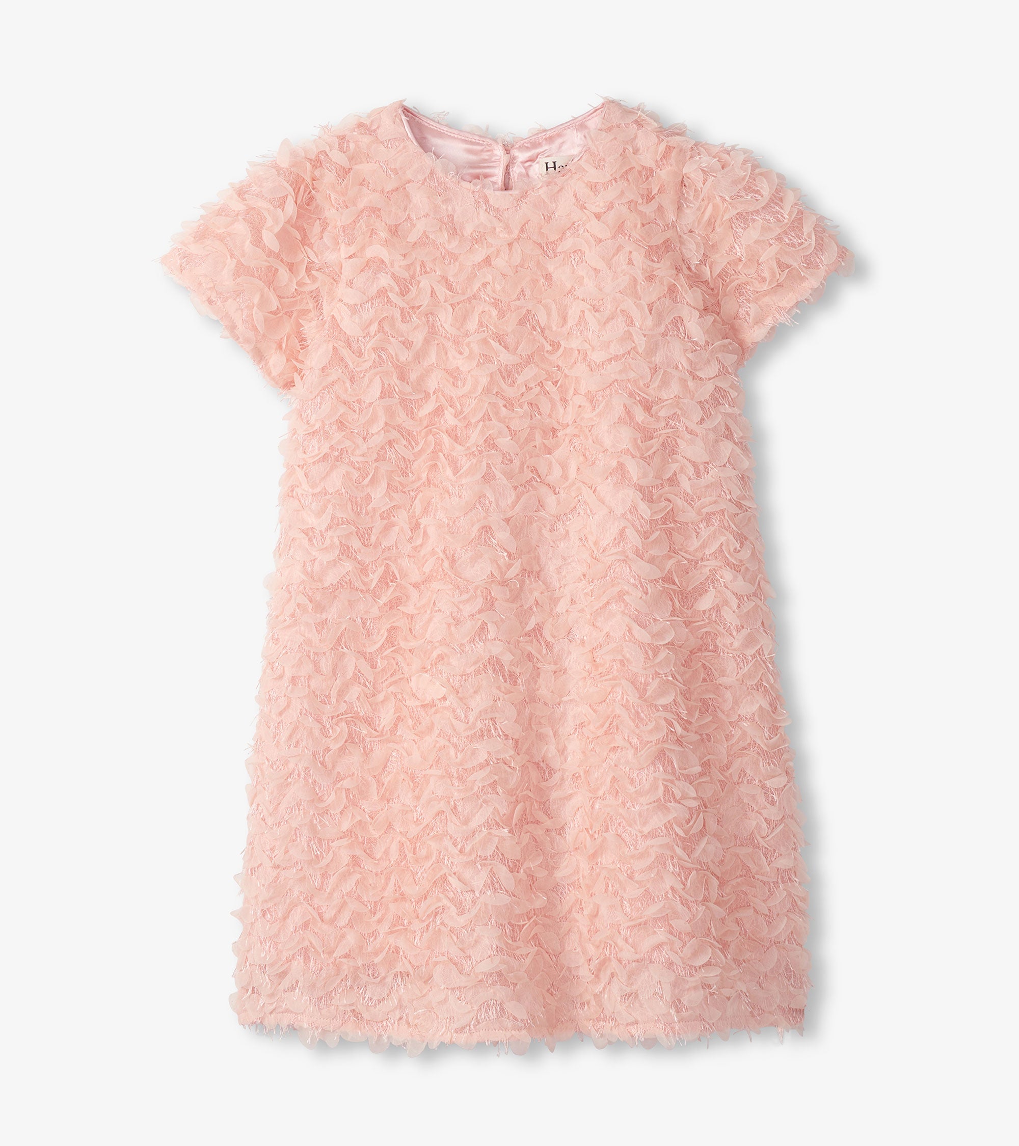 Girls Apricot Chiffon Ruffle A-Line Dress | Hatley Girls